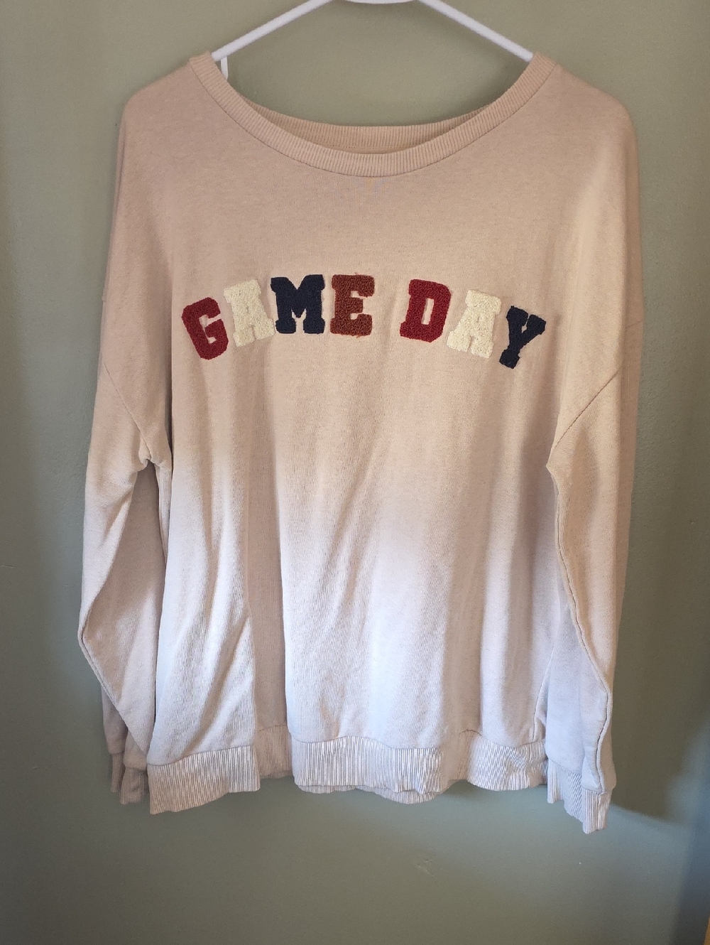 Francesca's Blush Crewneck Sweater